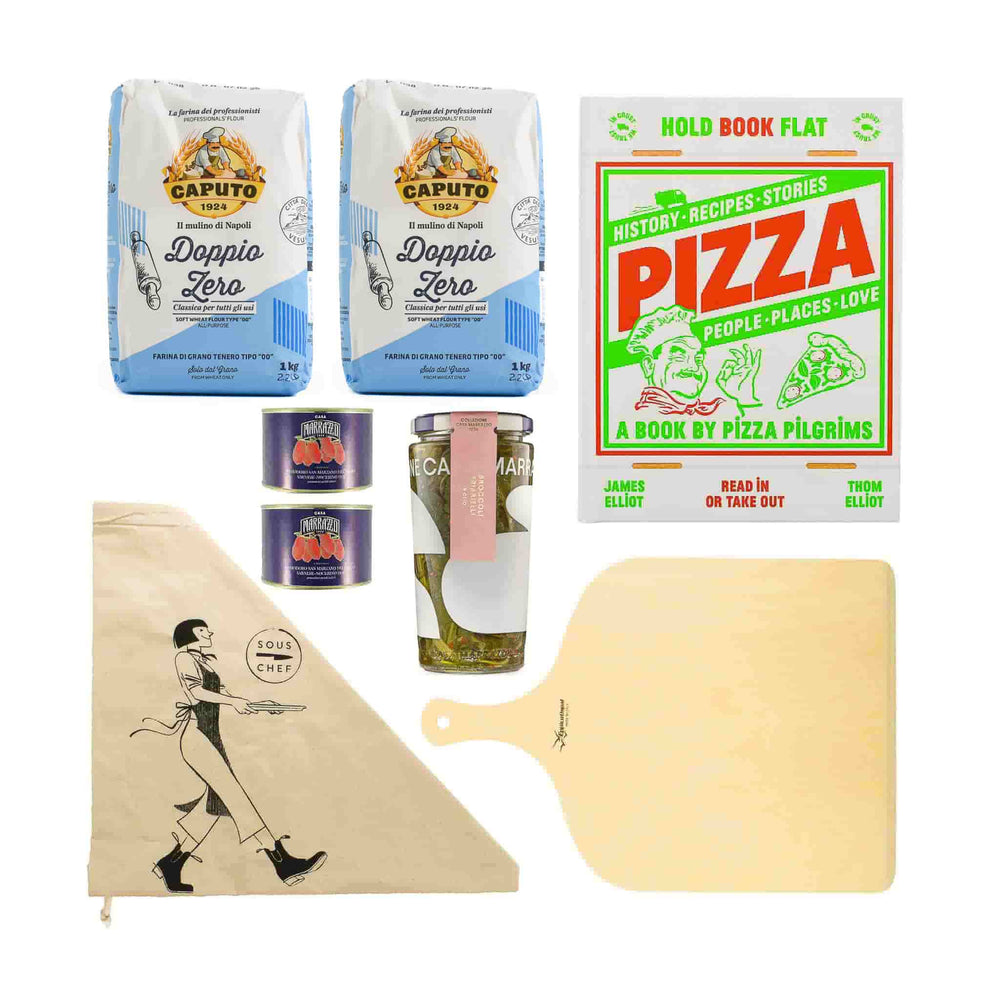 Pizza Pilgrims Cookbook and Ingredients Set