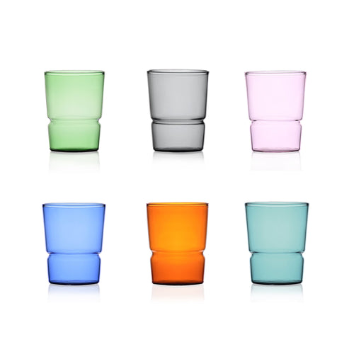 Ichendorf Milano Set of 6 Coloured Water Tumblers