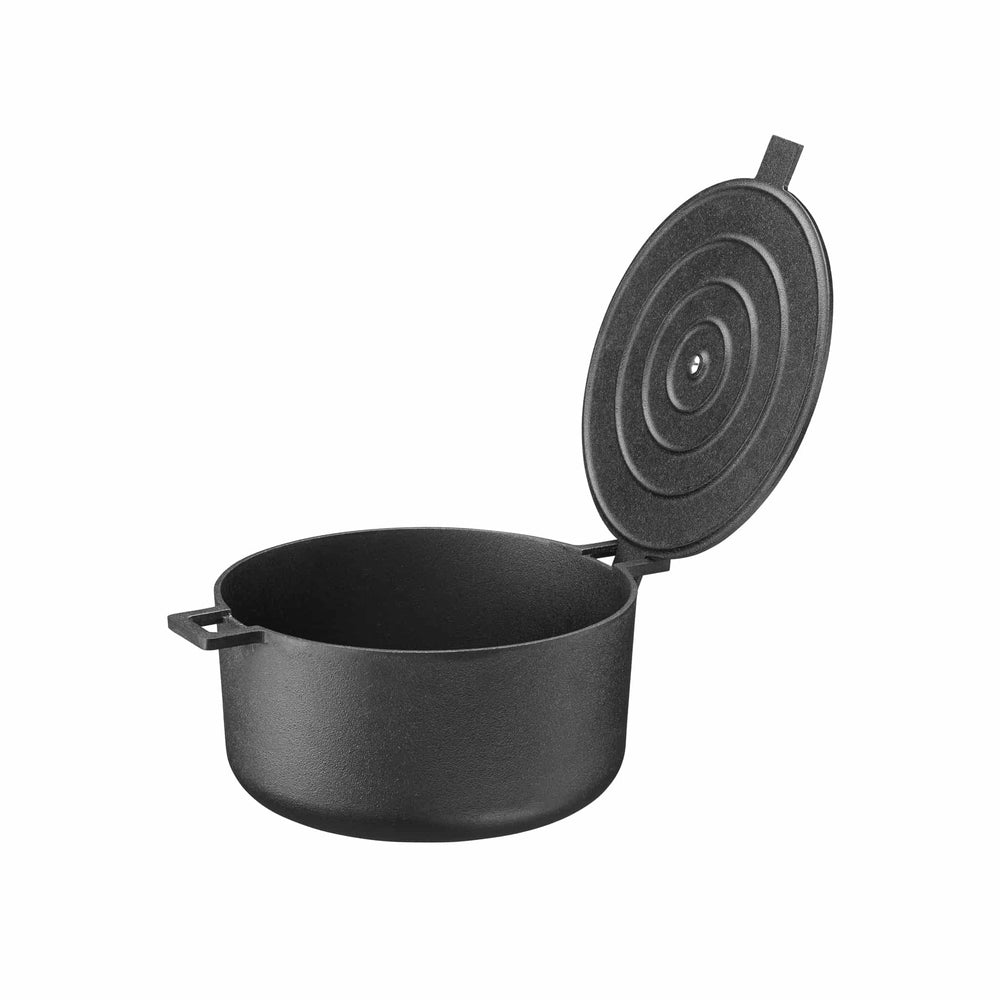 Skeppshult Noir Cast Iron Dutch Oven, 5 Litre