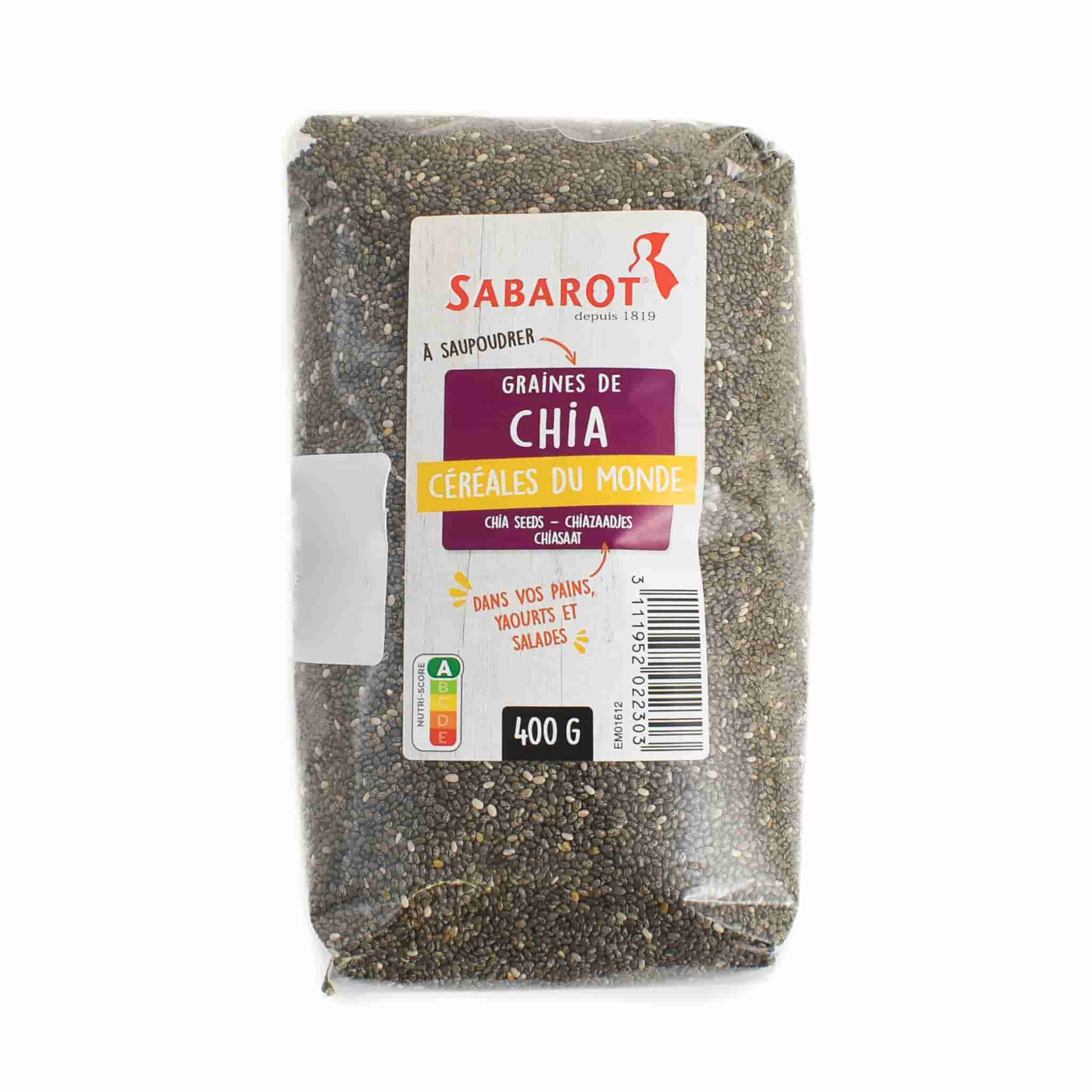 Sabarot Chia Seeds, 400g