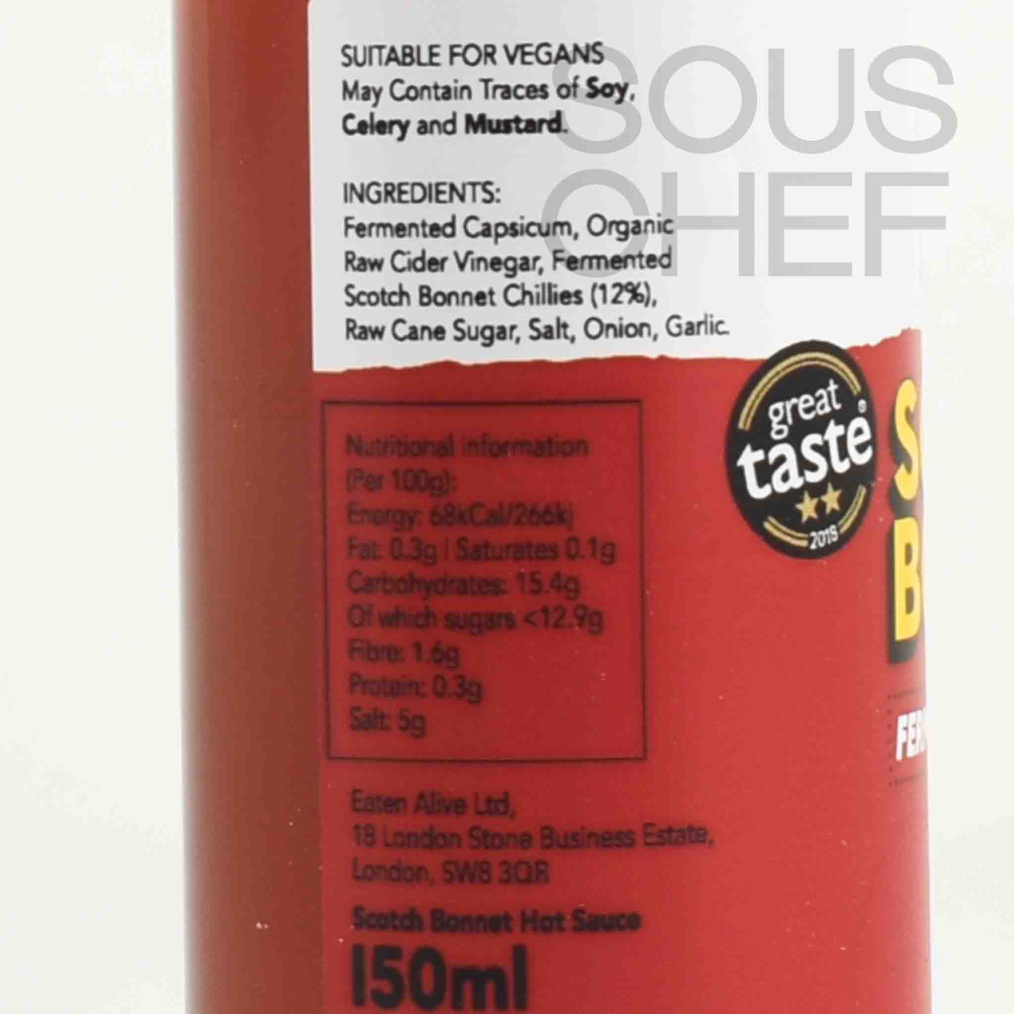 Eaten Alive Scotch Bonnet Hot Sauce, 150ml