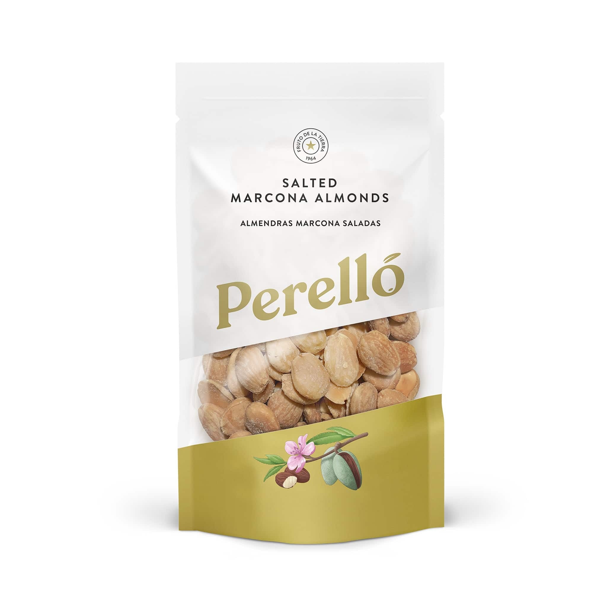 Perello Salted Marcona Almonds, 150g