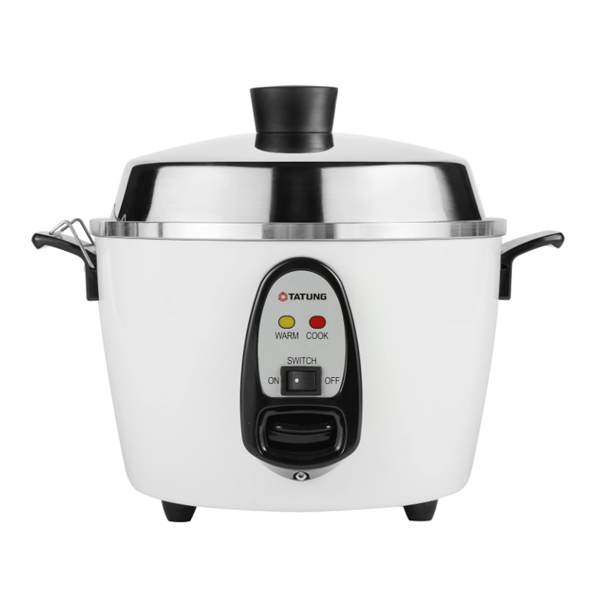 Ta Tung 6 Person White Rice Cooker, 2.4 Litre