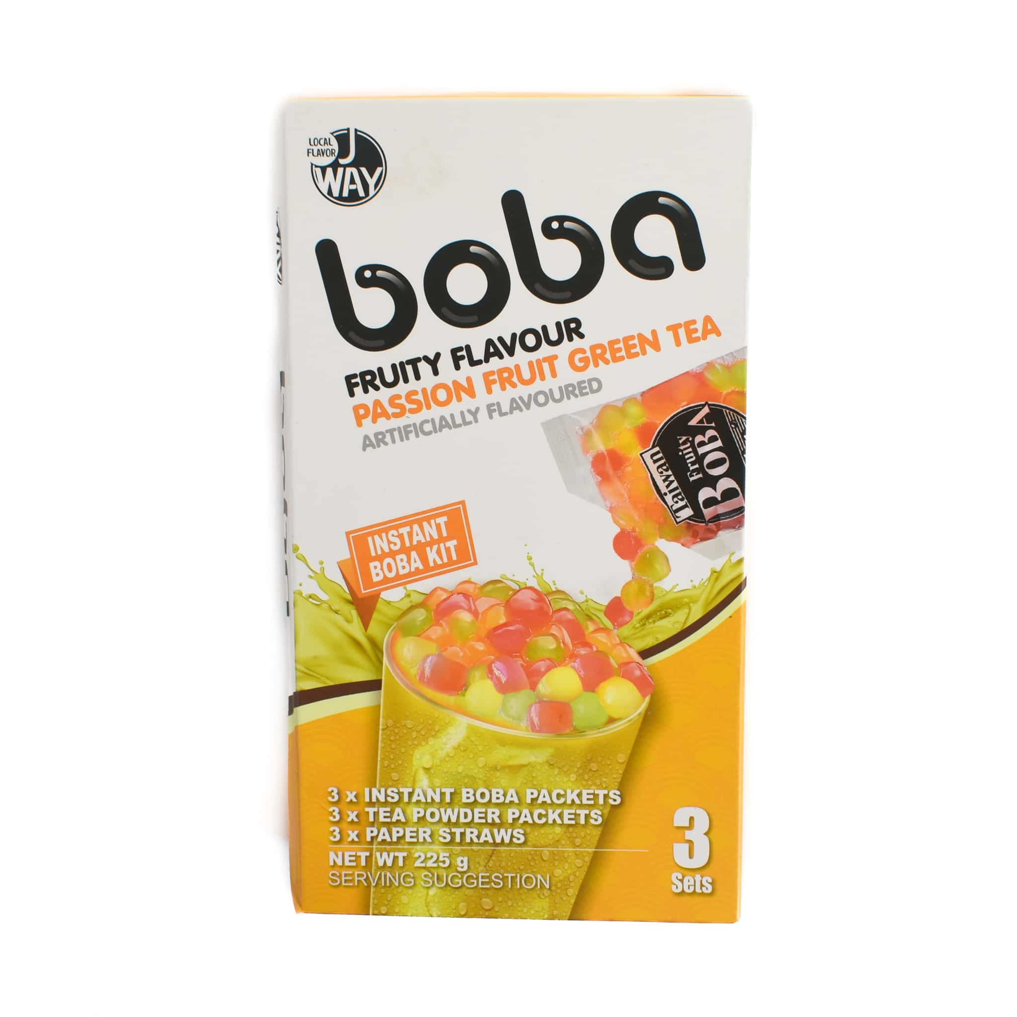 Colourful Boba Tropical Iced Tea Kit, 3 sets