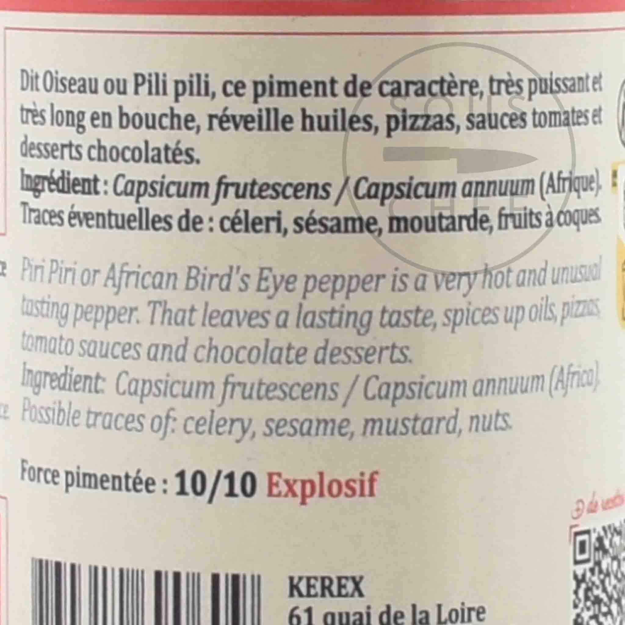 Terre Exotique Pili Pili Chilli Pepper, 12g