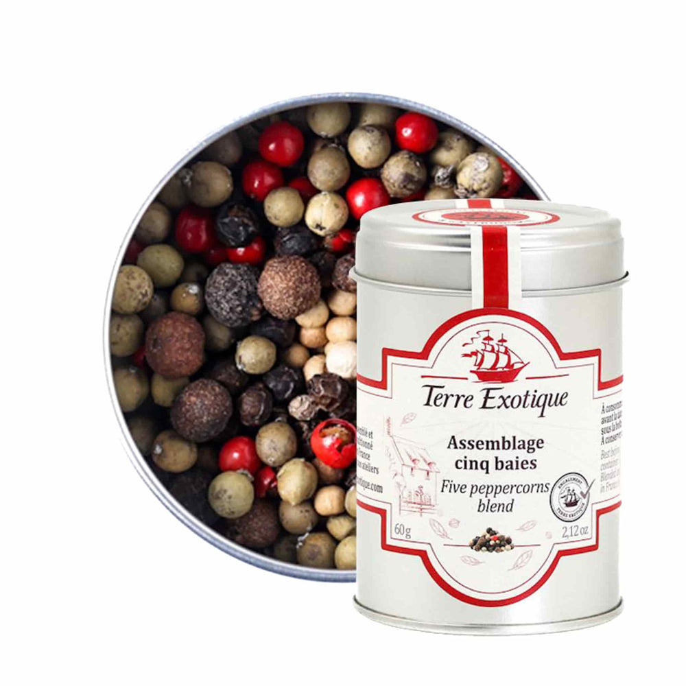 Terre Exotique Five Peppercorns Blend, 60g