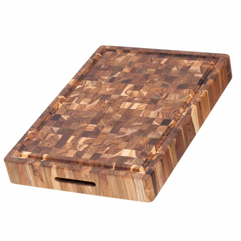 Teakhaus End Grain Butcher Block Carving Board, Extra Thick