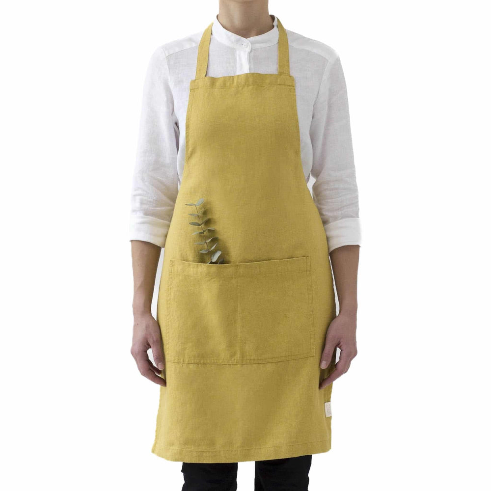 Yellow Daily Linen Apron