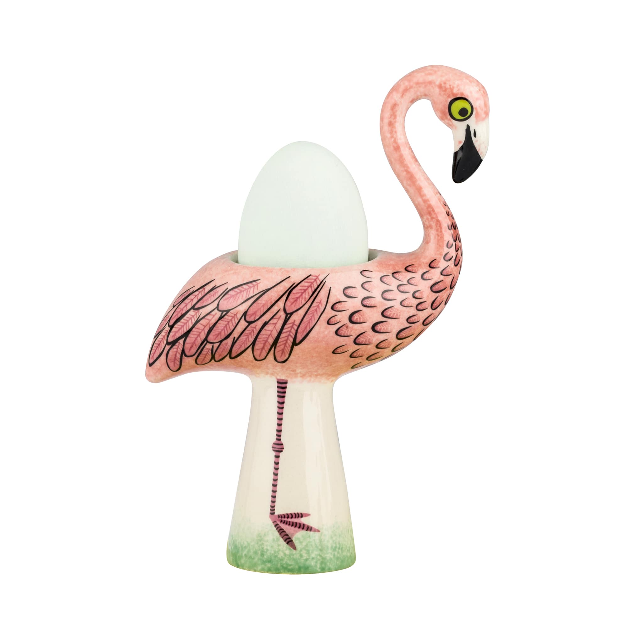 Hannah Turner Flamingo Egg Cup, 15cm