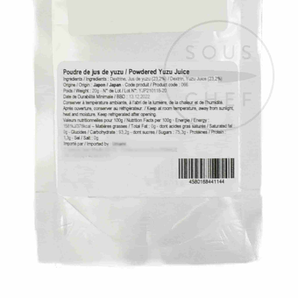 Yuzu Juice Powder, 20g