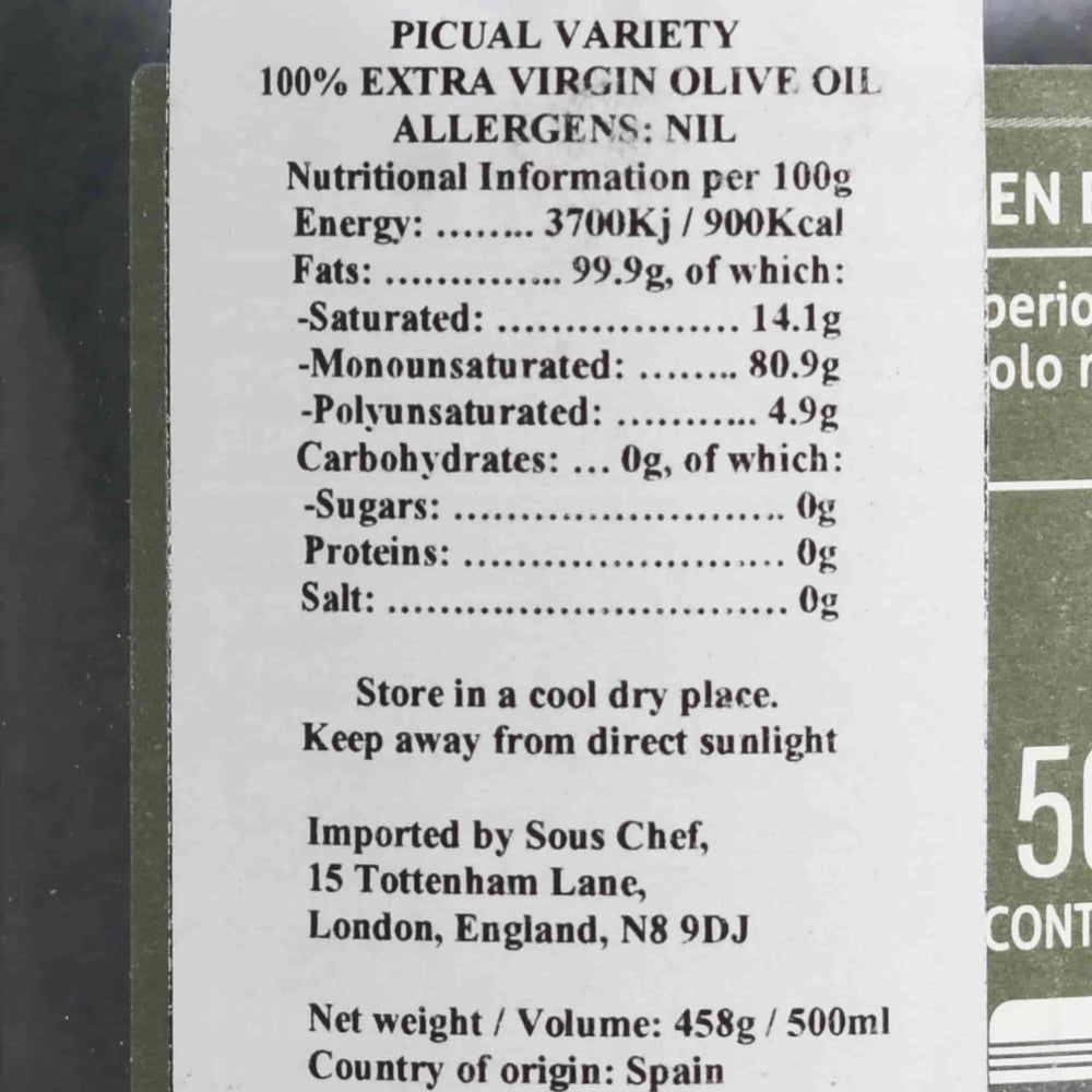 Hacienda el Palo Premium Picual Extra Virgin Olive Oil