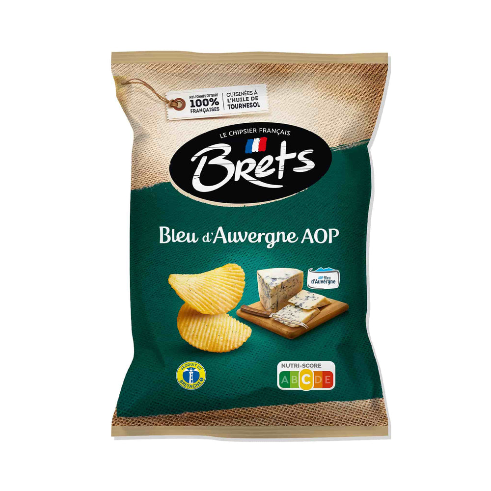 Bret's Bleu d'Auvergne DOP Blue Cheese Crisps, 125g