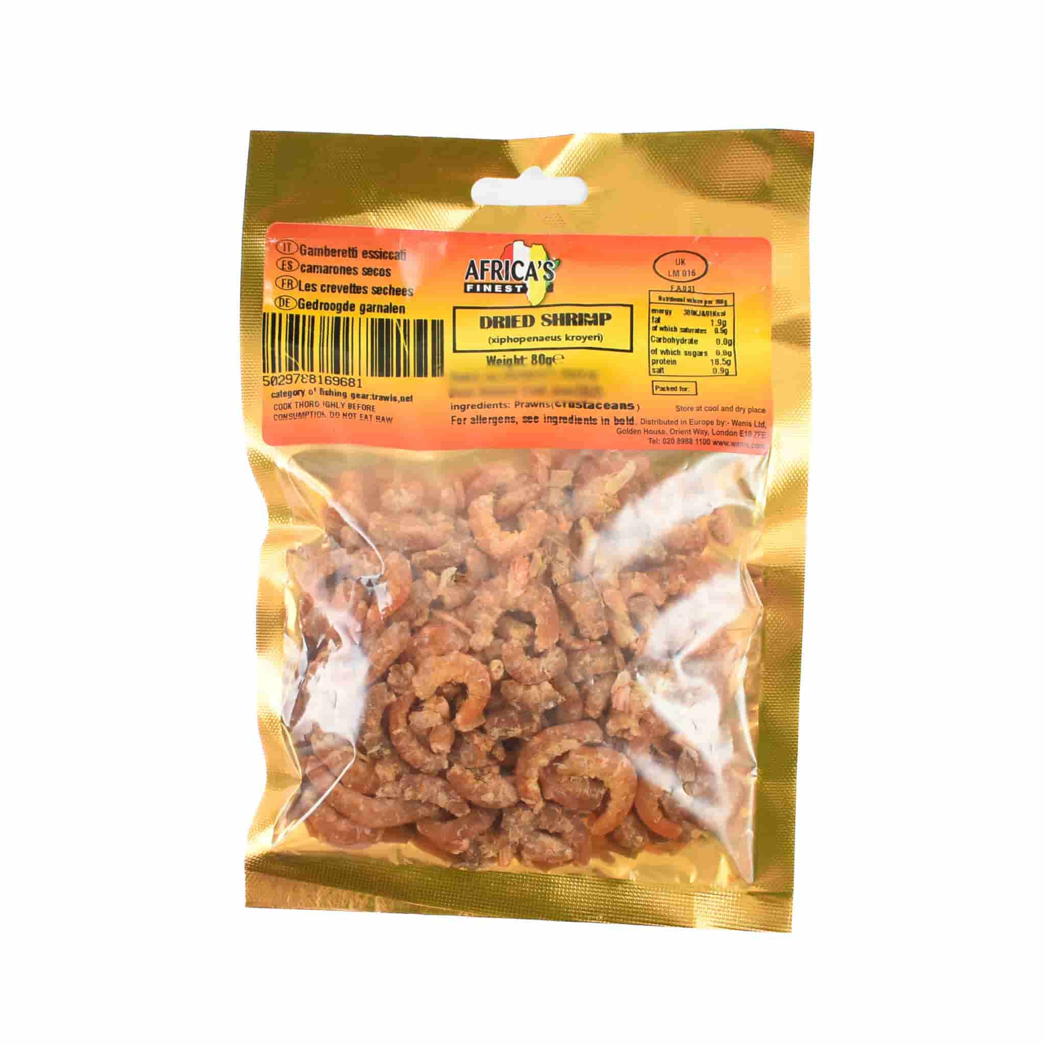 Africas Finest Dried Shrimp, 80g