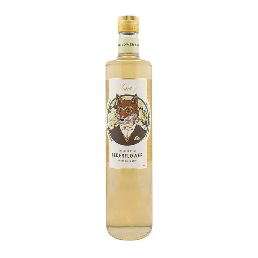 William Fox Premium Elderflower Syrup, 750ml