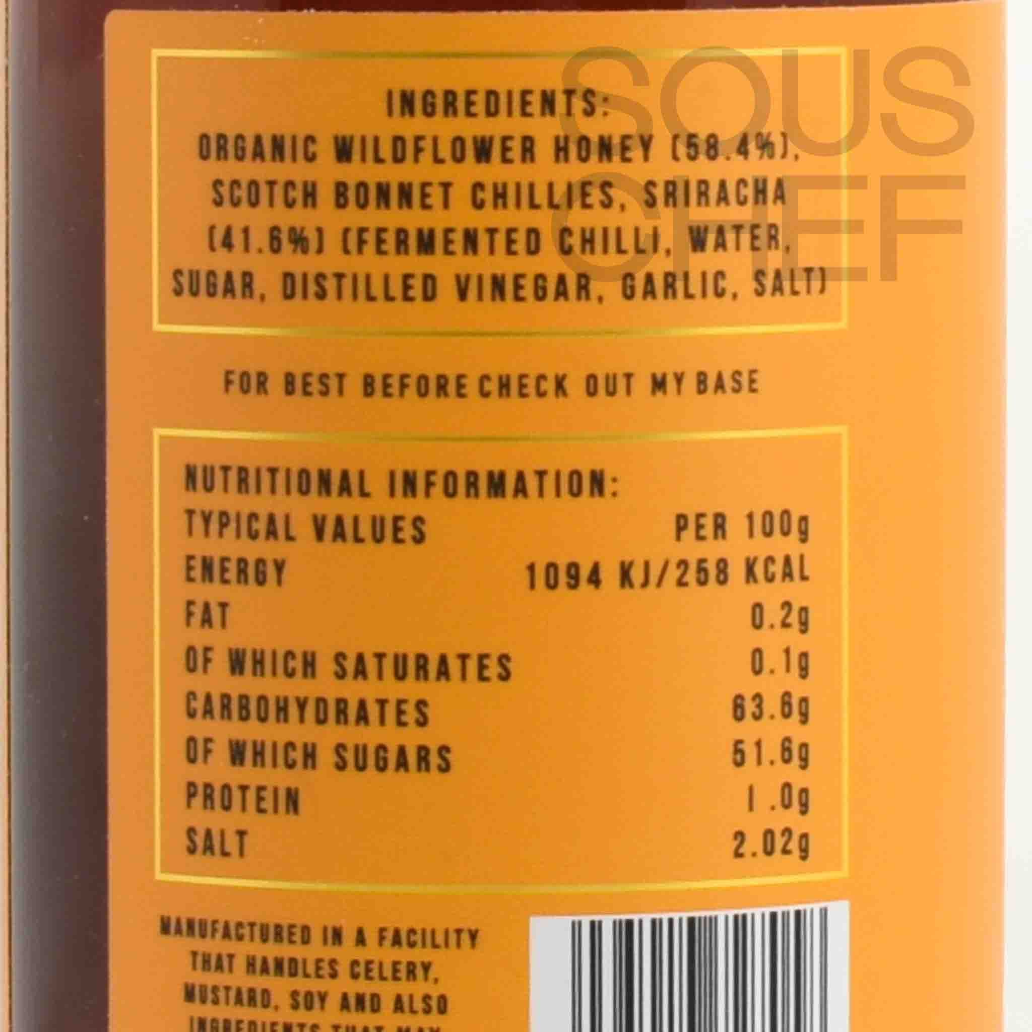 Wilderbee Sriracha Hot Honey, 350g