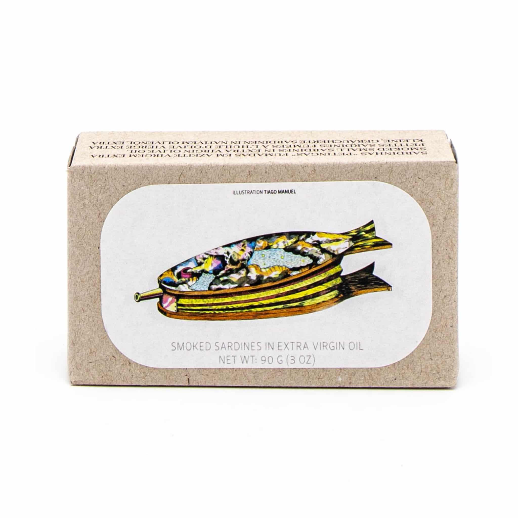 Jose Gourmet Small Smoked Sardines in Extra Virgin Olive Oil, 90g