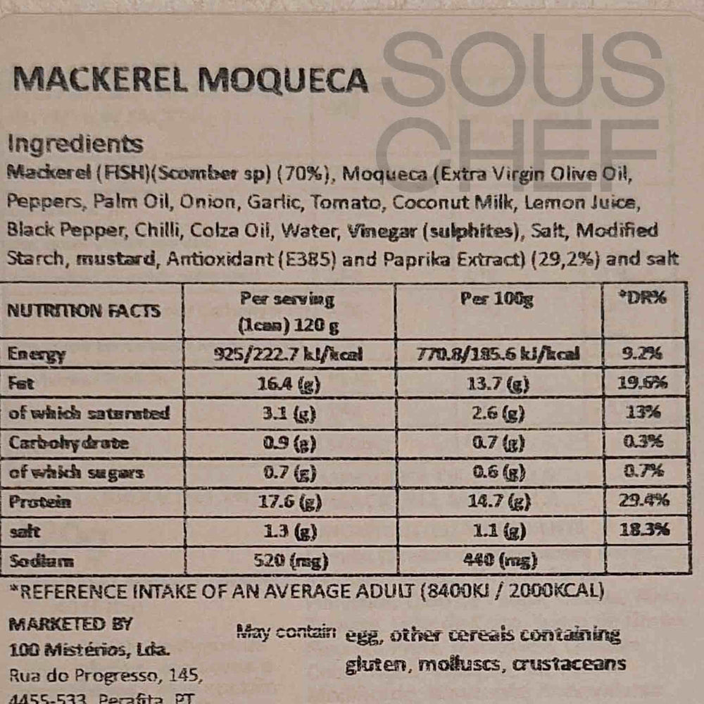 ABC+ Mackerel Fillets in Moqueca Sauce, 120g