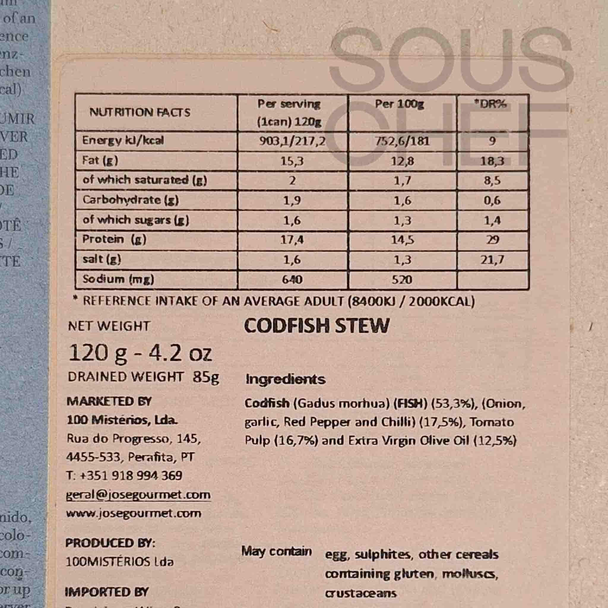 ABC+ Codfish Stew, 120g