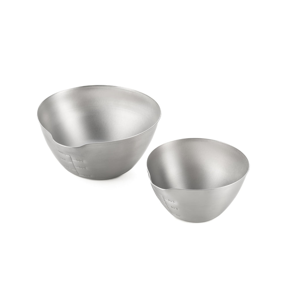 Japanese Stainless Steel Mixing Bowl with Pouring Spout