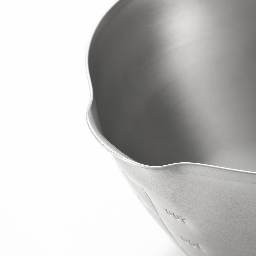 Japanese Stainless Steel Mixing Bowl with Pouring Spout