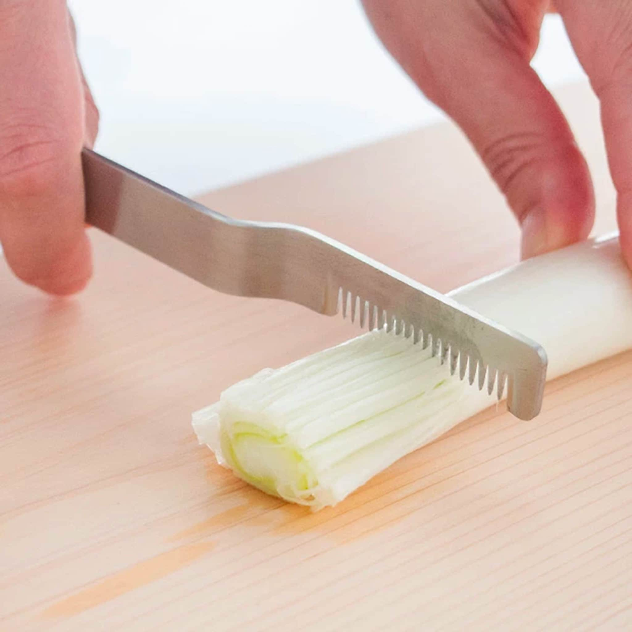 Japanese Stainless Steel Saku Spring Onion Slicer