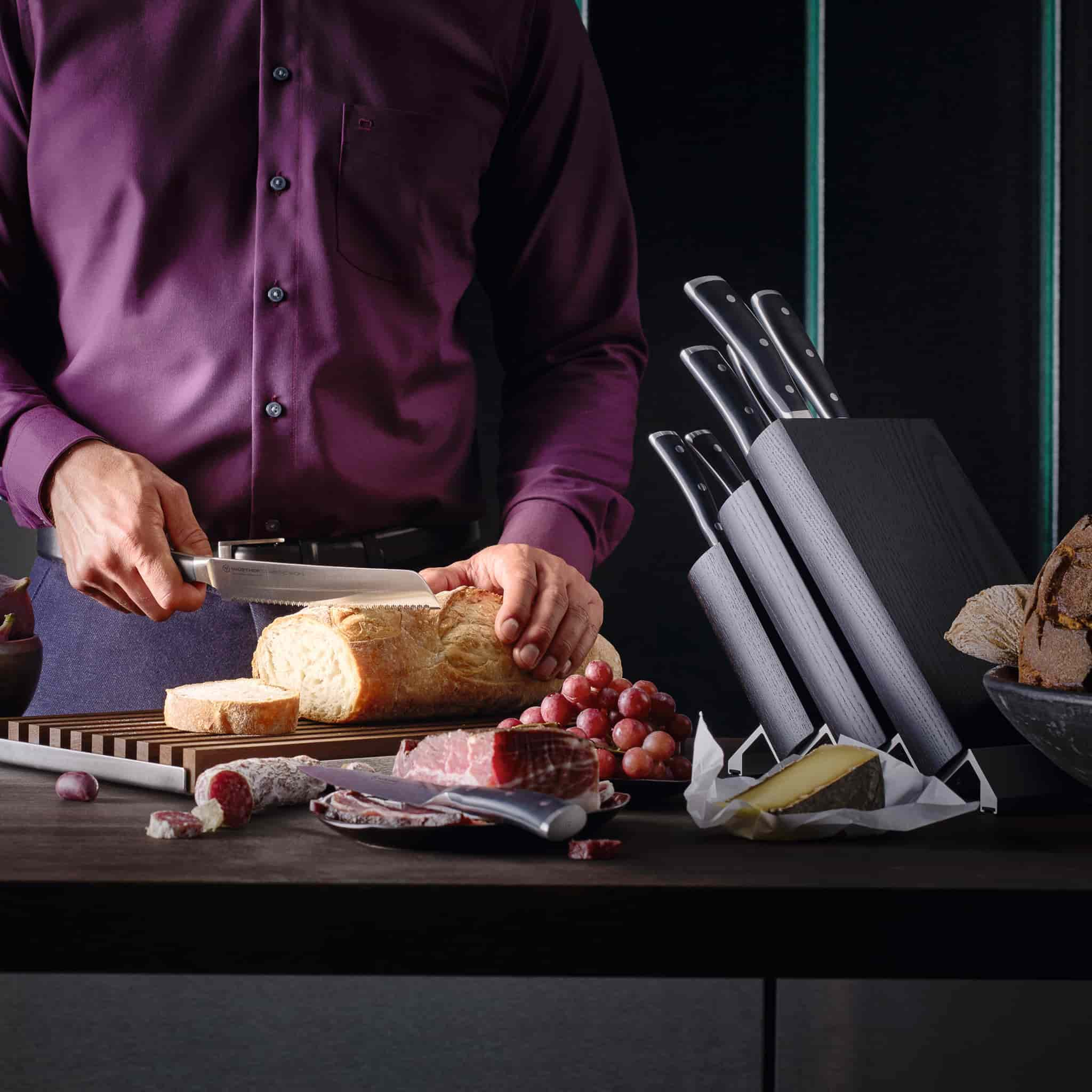 Wusthof Ikon 7 Piece Knife Block Set