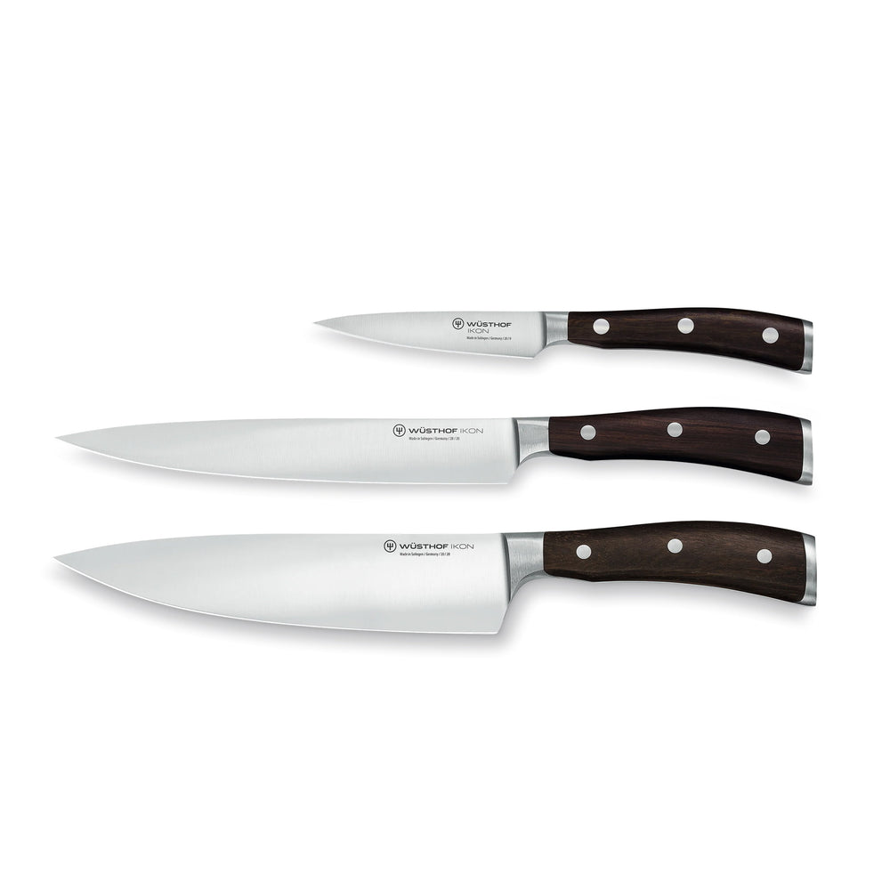 Wusthof Ikon 3 Piece Knife Set