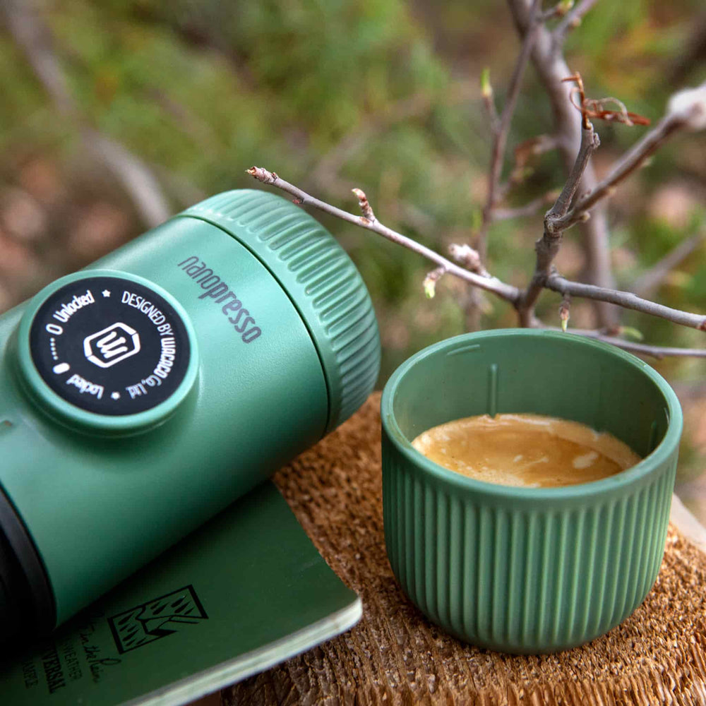 Wacaco Nanopresso Moss Green Elements Handheld Espresso Maker