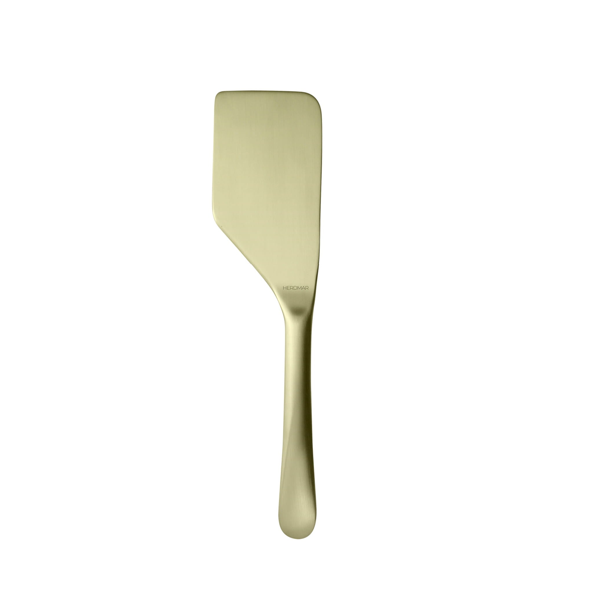 Brushed Champagne Gold Semi-Hard Cheese Knife