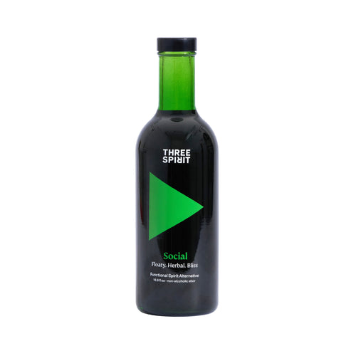 Three Spirit Drinks The Social Elixer, Herbal 0% Spirit, 500ml