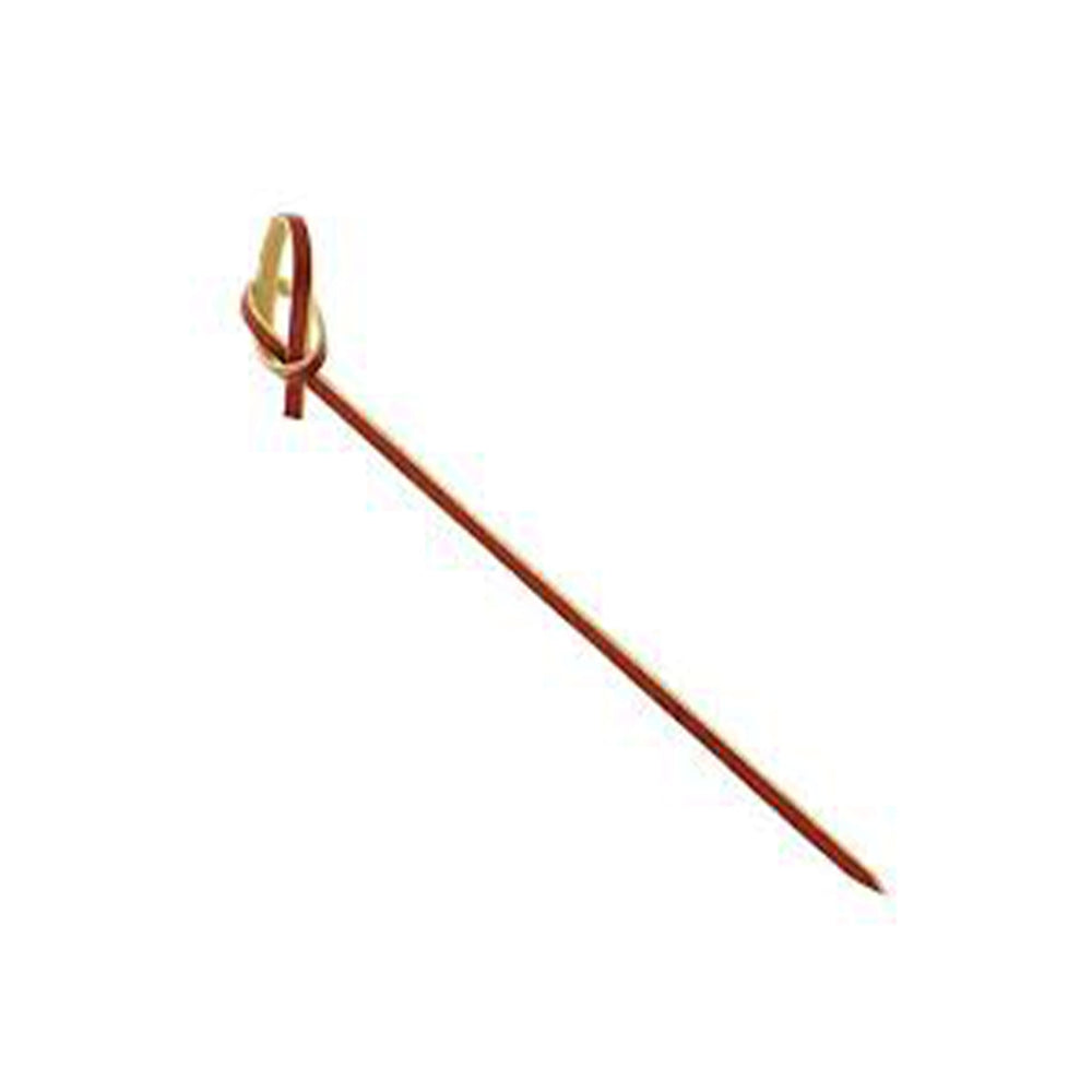 Set of 100 Red Looped Bamboo Skewers