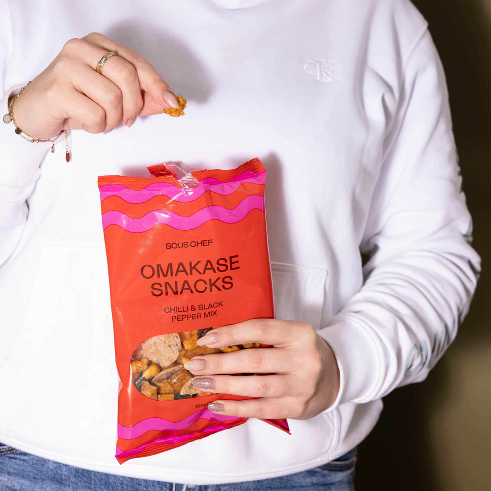 Sous Chef Omakase Snacks - Black Pepper & Chilli, 150g