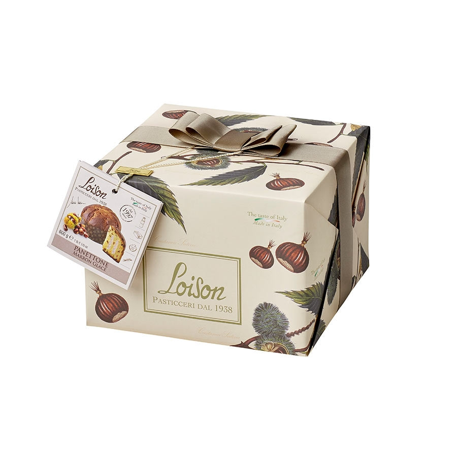 Loison Panettone with Marron Glace 600g Ingredients Chocolate Bars & Confectionery Italian Food Panettone & Pandoro