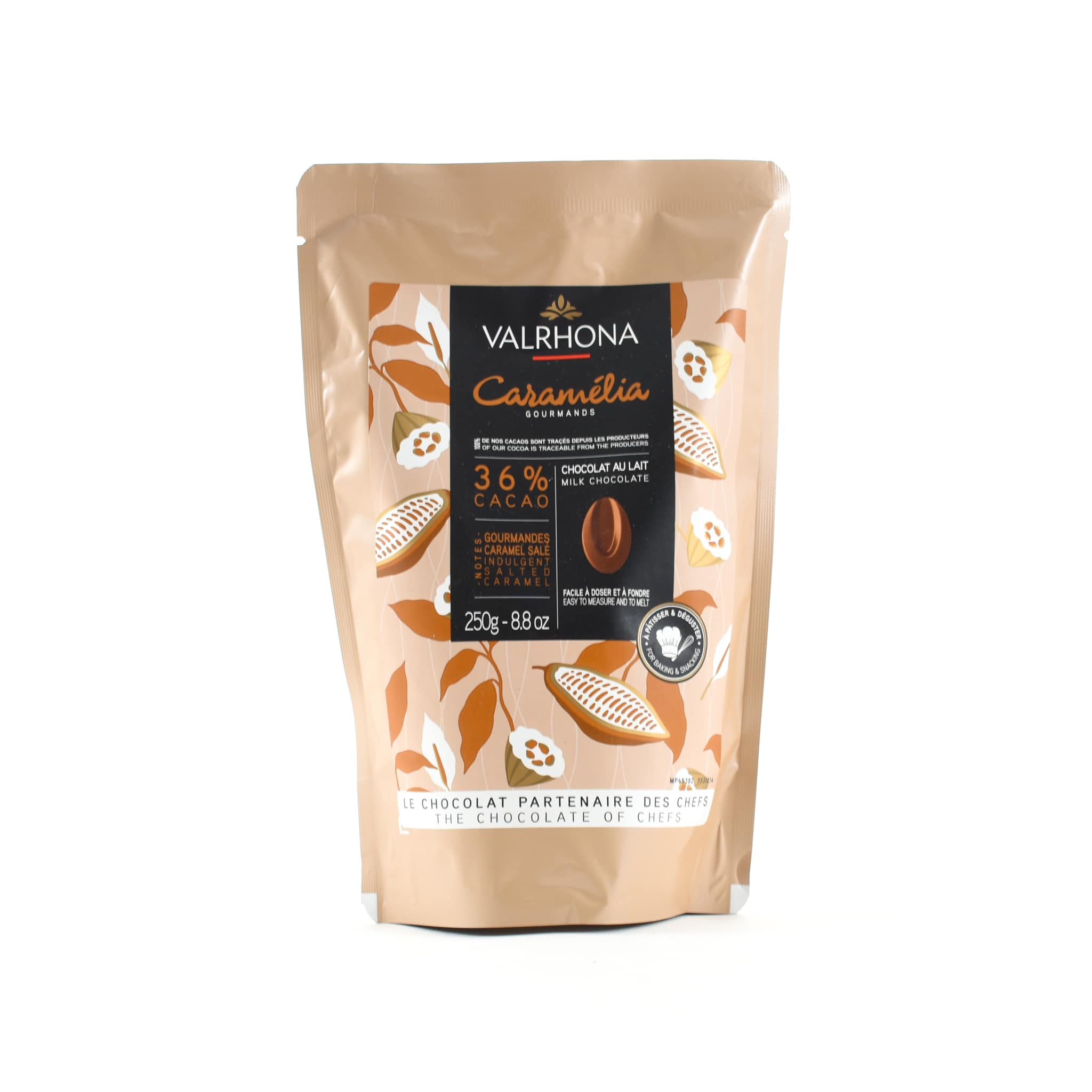 Valrhona Millot, 74% dark chocolate chips by Valrhona