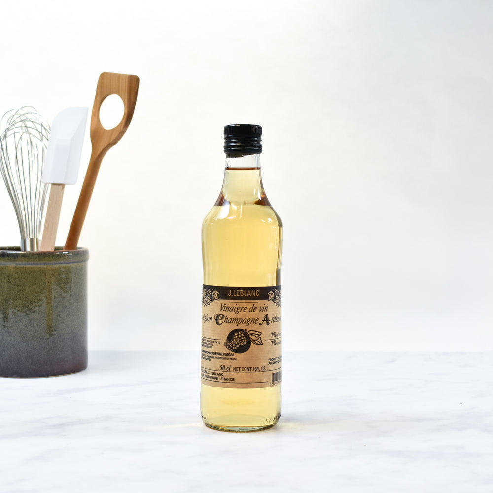 J Le Blanc Champagne Vinegar 500ml Ingredients Oils & Vinegars French Food