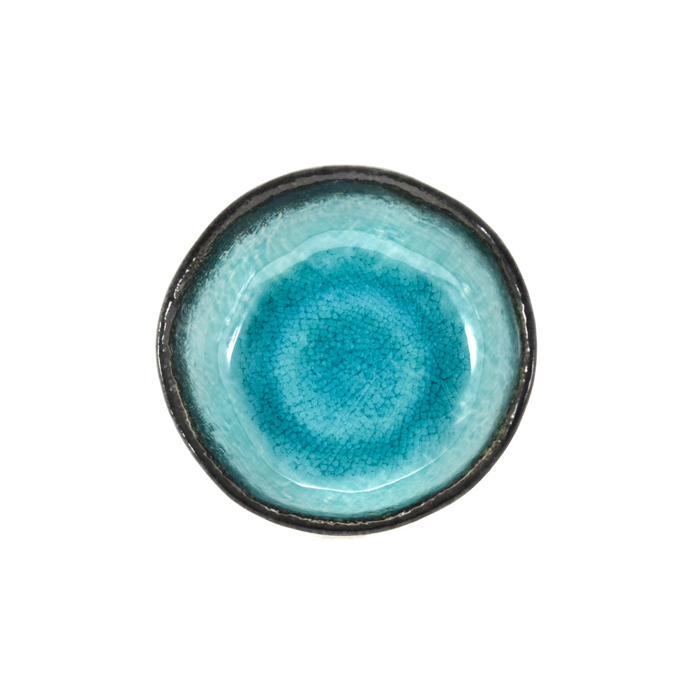 Turquoise Glaze Bowl, 12cm dia x 4cm high