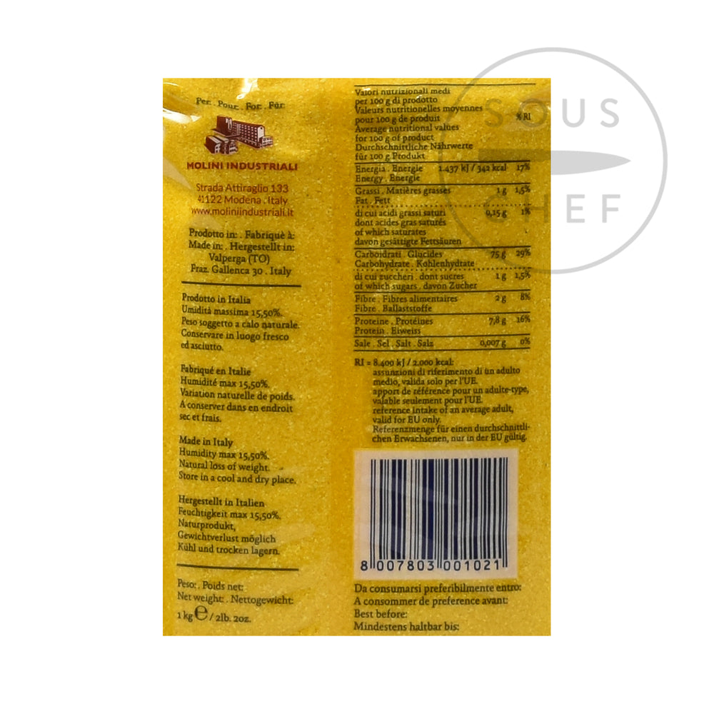 Polenta Bramata 1kg nutritional information