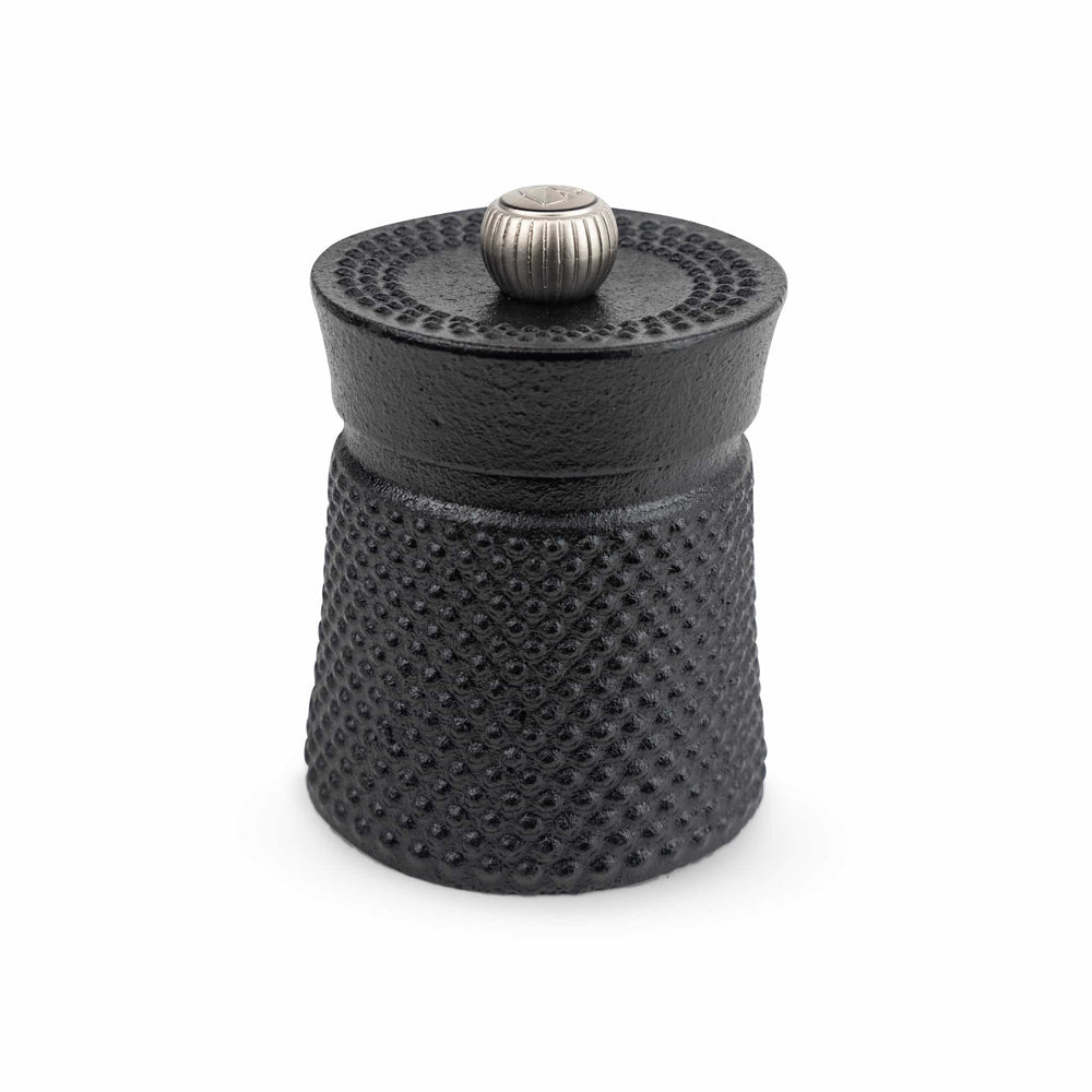 Peugeot Bali Fonte Cast Iron Pepper Mill Black 8cm