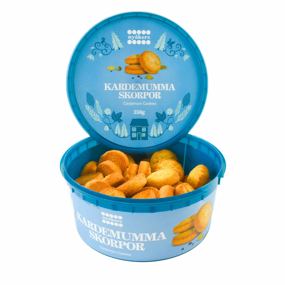 Nyakers Cardamon Cookies In Plastic Tub 350g