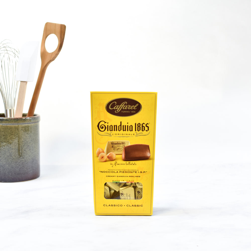 Caffarel Gianduia Window Ballotin 150g lifestyle photograph