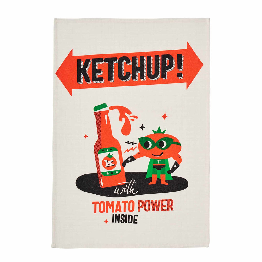 Tomato Power Tea Towel