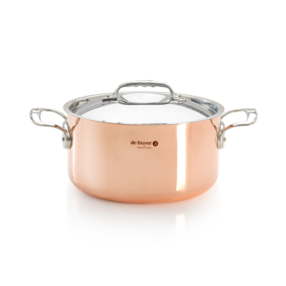 De Buyer Inocuivre Copper Stockpot 24cm