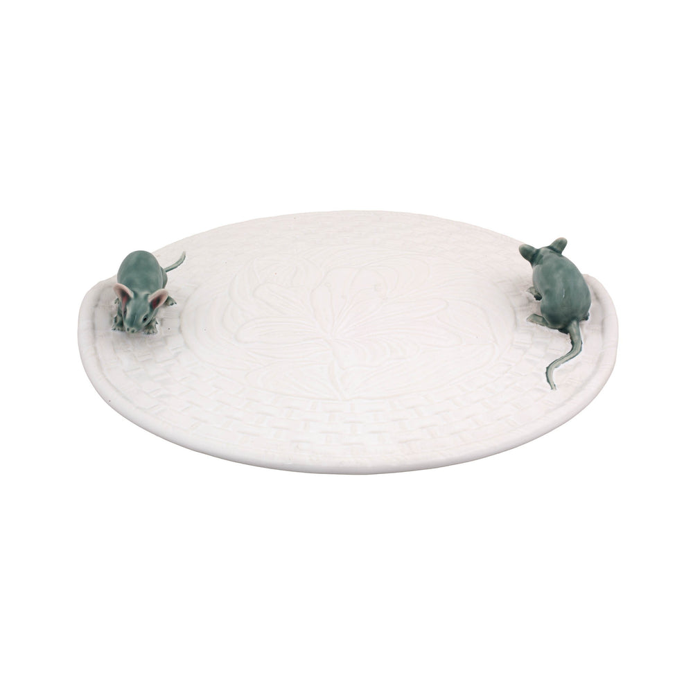 Bordallo Pinheiro Cheese Trays Cheese Tray with Natural Mouse