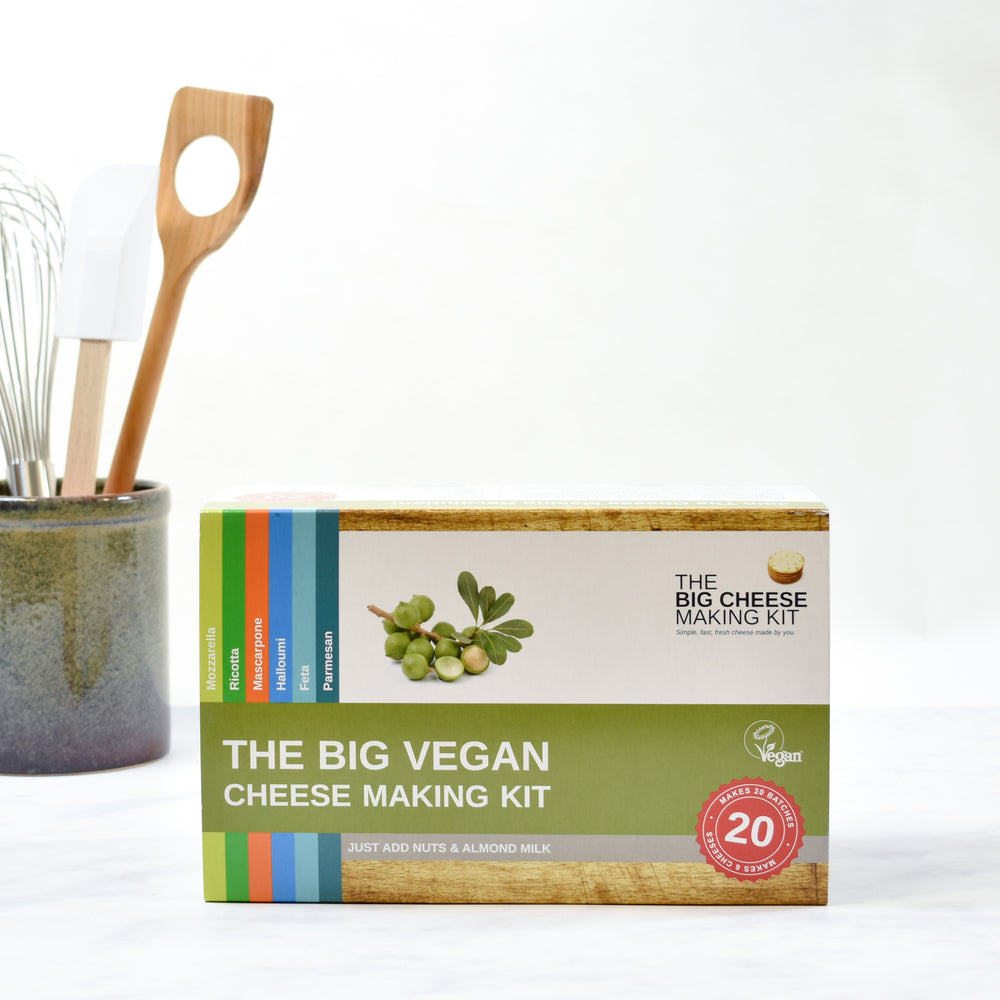 The Big Vegan Cheese Making Kit lifestyle photograph 