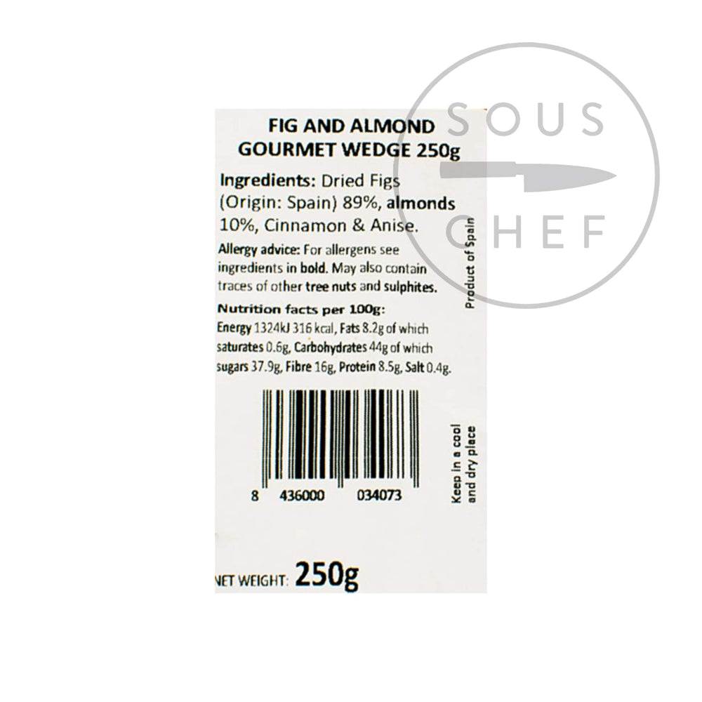 De Juan Fig and Almond Wedge 250g