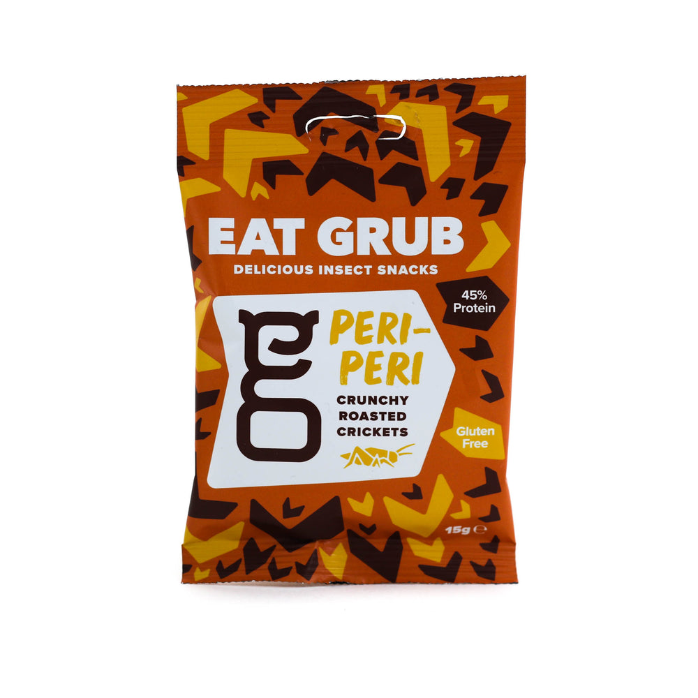 Peri Peri Crunchy Roasted Crickets, 15g