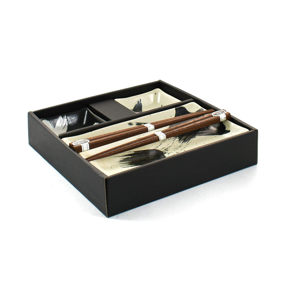 Kuro To Shiro Sushi Serving Set