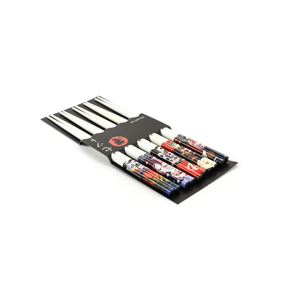 Lucky Cats Chopsticks - 5 Pairs