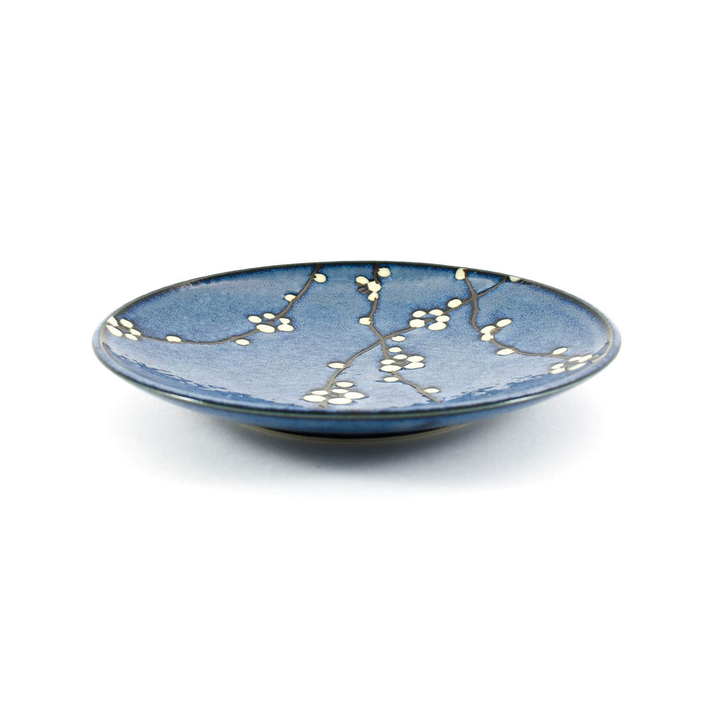 Blue Sakura Side Plate 22.5cm