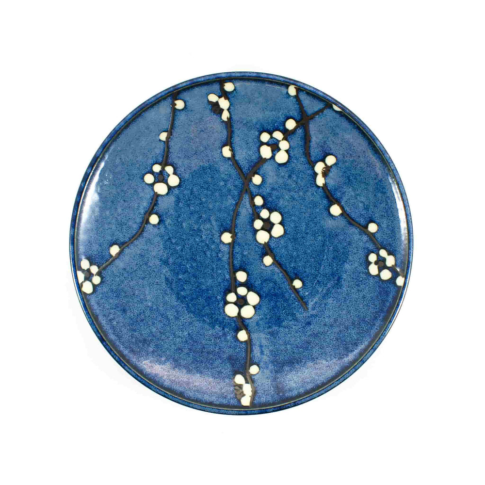 Blue Sakura Side Plate 22.5cm